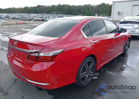 2016 Honda Accord Sport from USA, damaged, VIN 1HGCR2F64GA173276